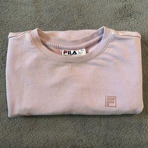 Lilac Fila Crewneck